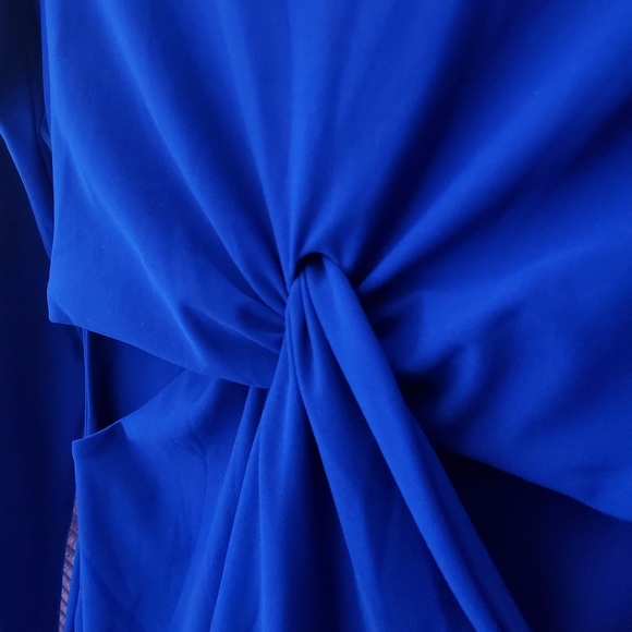 Topshop Royal Blue Cutout Dress - Picture 4 of 5